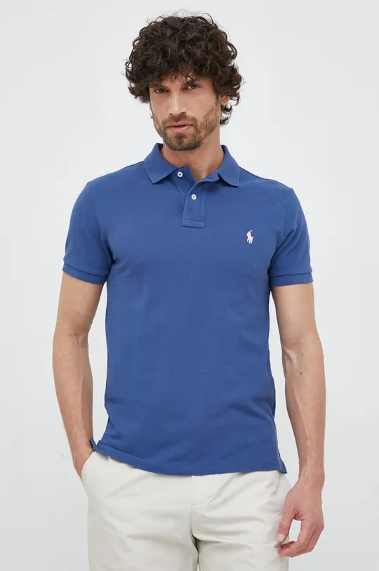 mornarsko plava Pamučna polo majica Polo Ralph Lauren Muški