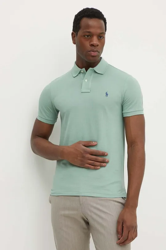 zelena Pamučna polo majica Polo Ralph Lauren
