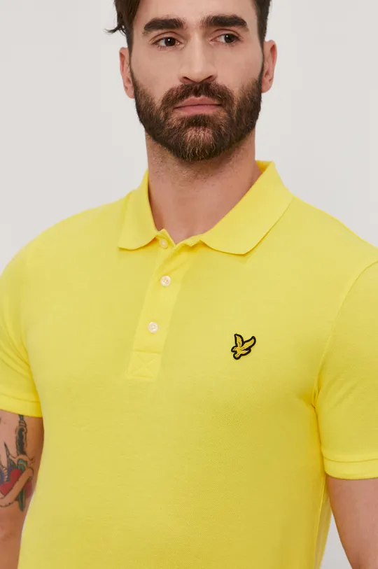 žltá Polo tričko Lyle & Scott