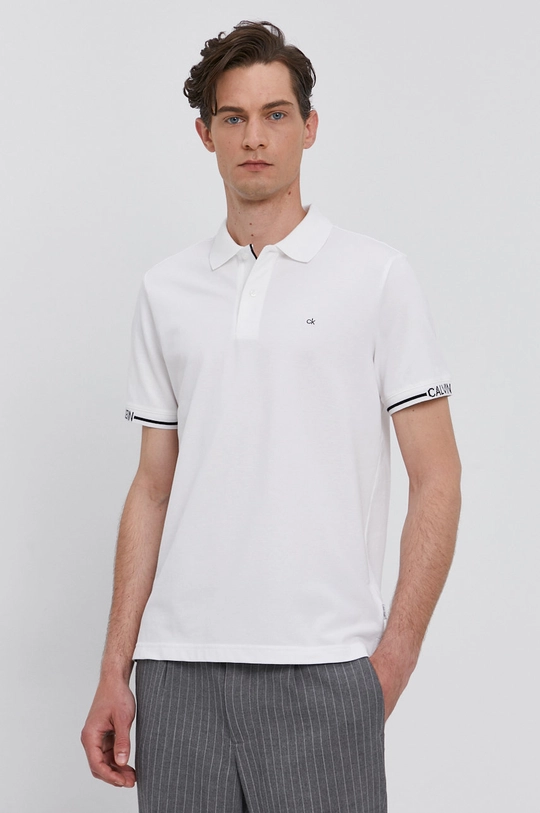 biały Calvin Klein Polo