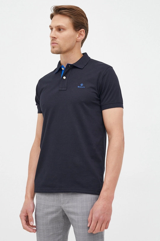 czarny Gant polo