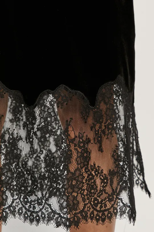 czarny AllSaints - Spódnica BRIDGETTE VELVET SKI