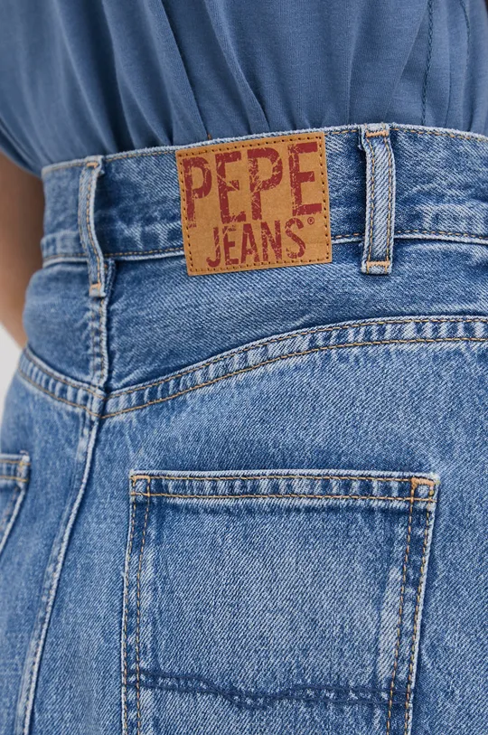 niebieski Pepe Jeans Spódnica jeansowa