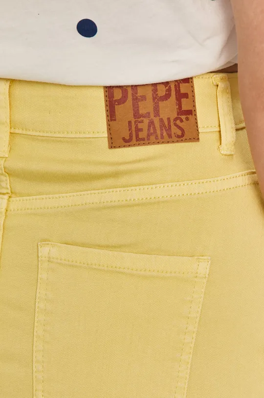 żółty Pepe Jeans Spódnica