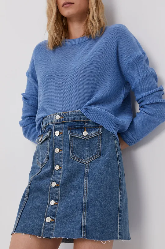 niebieski Only Spódnica jeansowa Damski