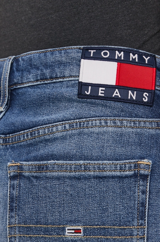 Rifľová sukňa Tommy Jeans Dámsky