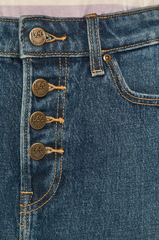 granatowy Lee Spódnica jeansowa