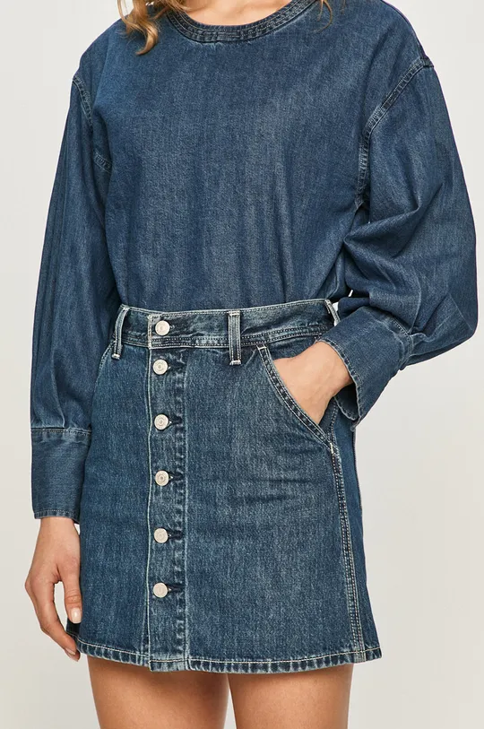 niebieski Levi's - Spódnica jeansowa Damski