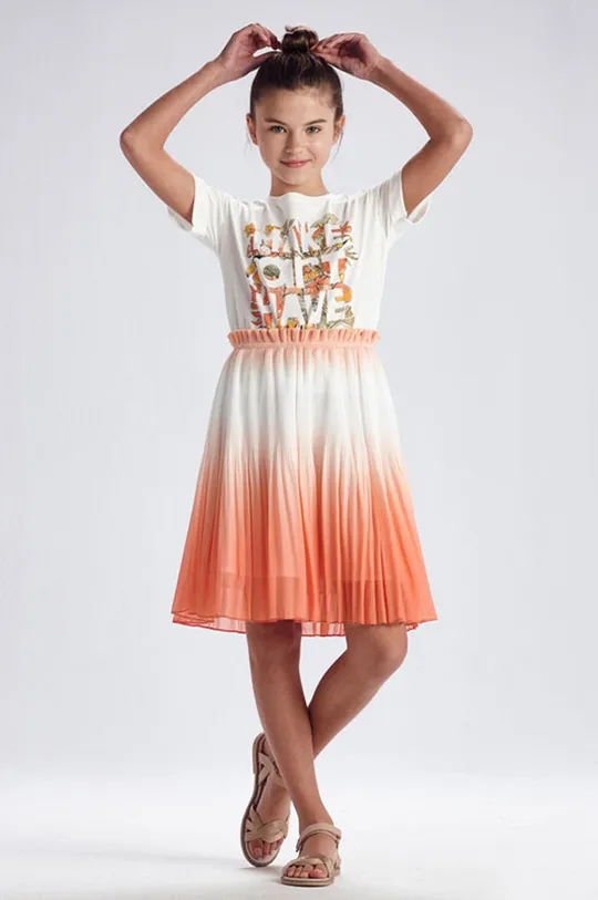 pomarańczowy Mayoral - Spódnica dziecięca Dziewczęcy