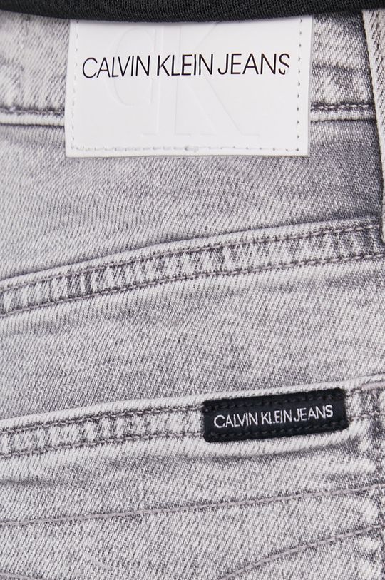 sivá Calvin Klein Jeans - Rifle Mom Jean