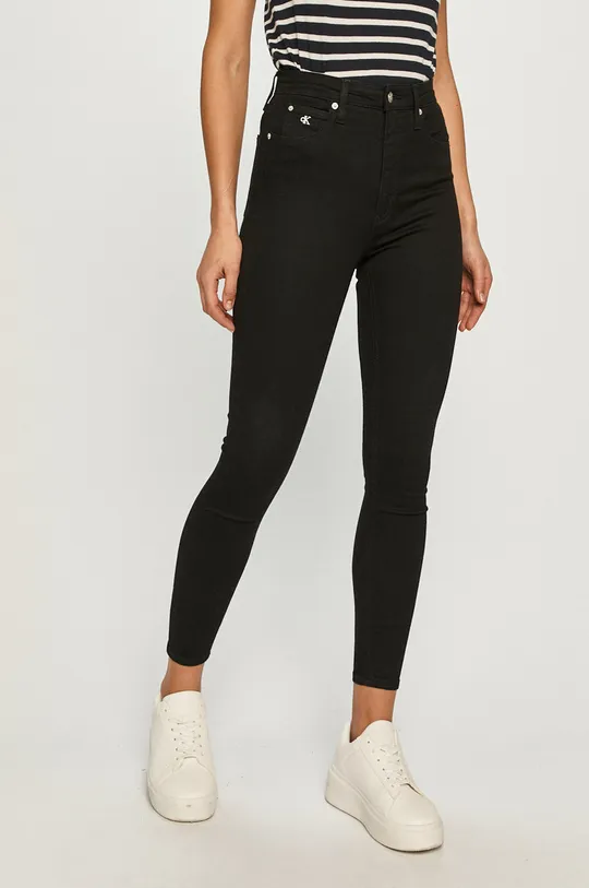 czarny Calvin Klein Jeans - Jeansy J20J215526.4891 Damski