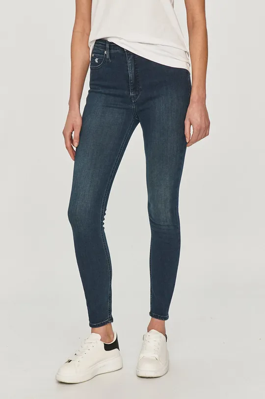 granatowy Calvin Klein Jeans - Jeansy J20J215788.4891 Damski