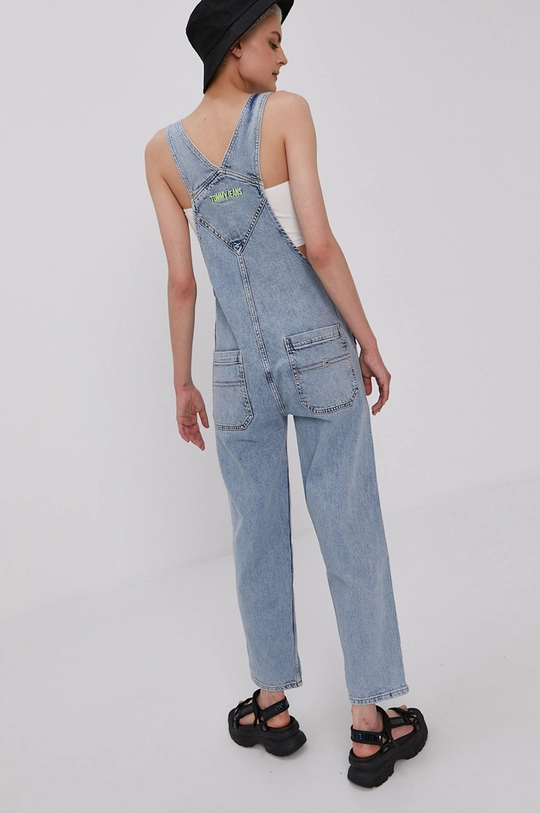 Tommy Jeans kertinadrág Dungaree  99% pamut, 1% elasztán