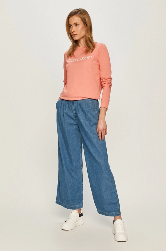 Levi's - Jeansy Pleated Wide Leg Trouser niebieski