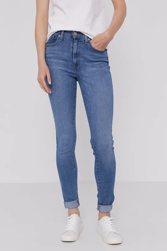 niebieski Levi's Jeansy Lapis Damski