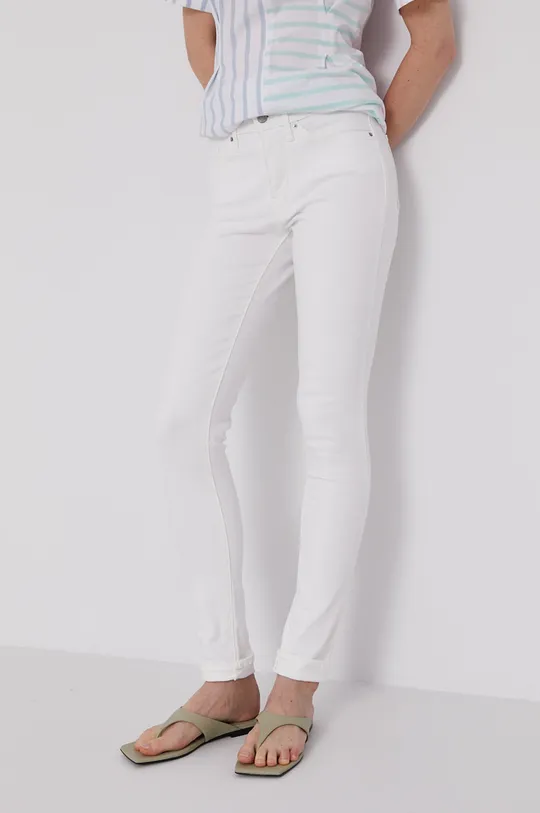 biały Levi's jeansy 311 Damski
