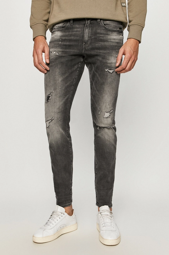 szary G-Star Raw - Jeansy Revend 51010.A634.B841 Męski