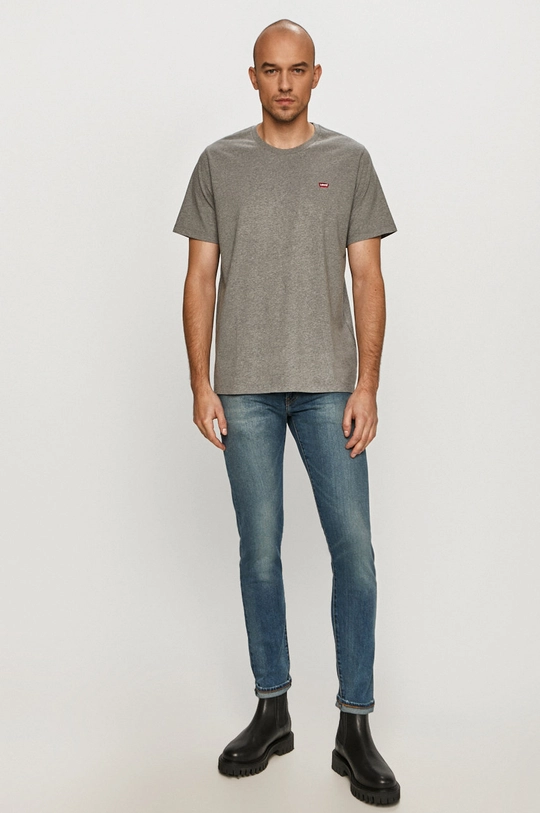 Levi's - Jeansy Skinny Tapered Fit niebieski