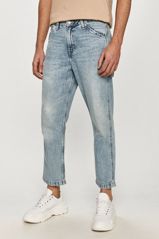 granatowy Levi's - Jeansy Youth Taper Carpenter Crop Męski