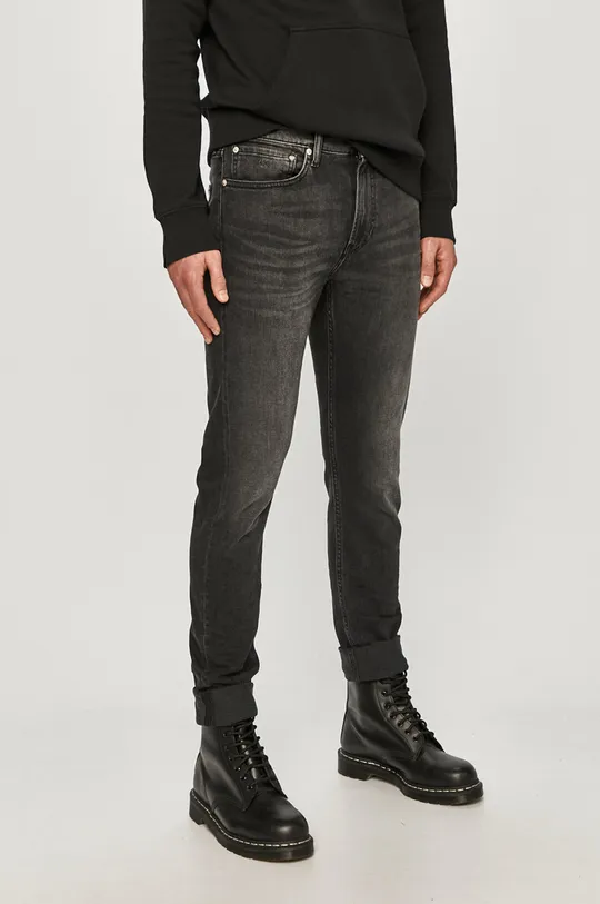 čierna Calvin Klein Jeans - Rifle Pánsky