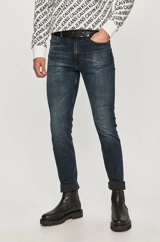 tmavomodrá Calvin Klein Jeans - Rifle Pánsky