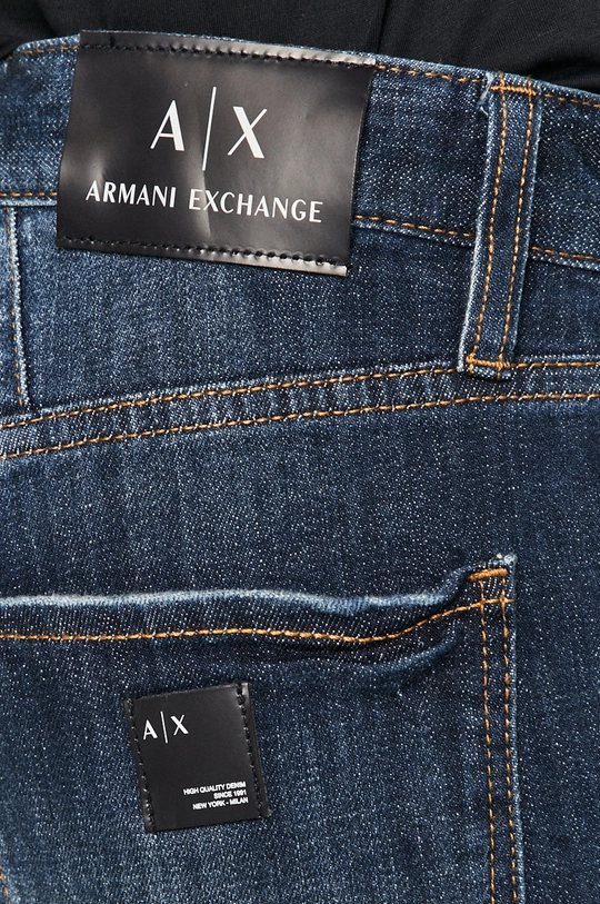 Rifľové krátke nohavice Armani Exchange Pánsky