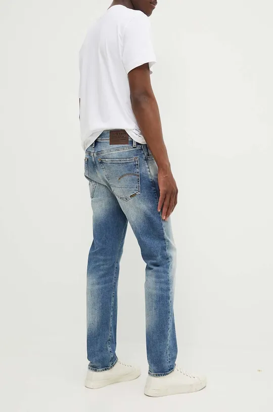 G-Star Raw jeansy Materiał zasadniczy: 99 % Bawełna, 1 % Elastan, Inne materiały: 100 % Skóra cielęca, Podszewka kieszeni: 65 % Poliester, 35 % Bawełna