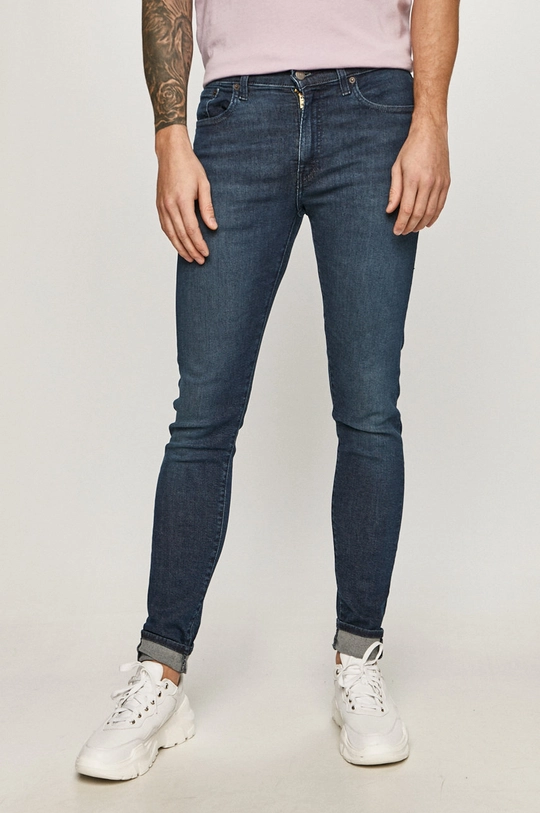 granatowy Levi's - Jeansy Skinny Tapered Fit Męski