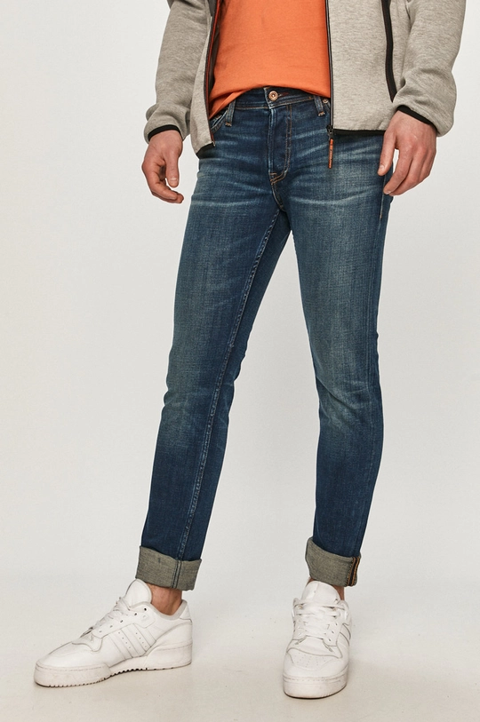 granatowy Jack & Jones Jeansy Męski