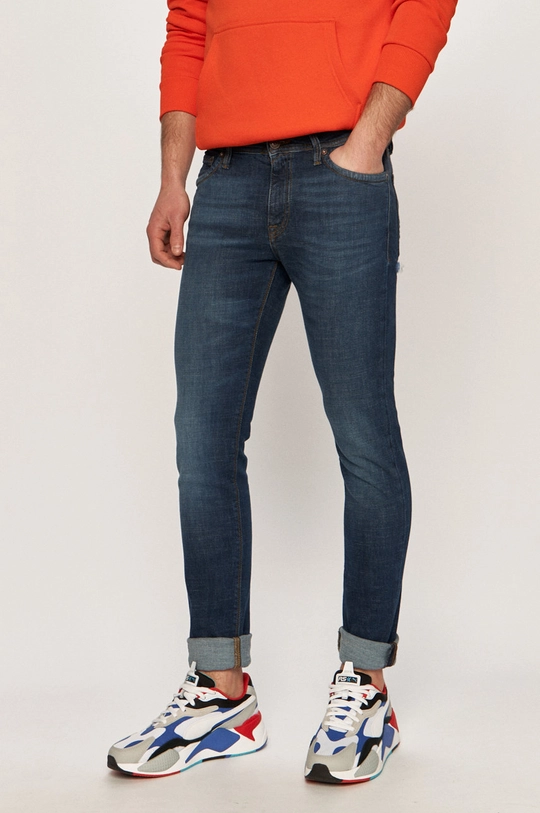 granatowy Jack & Jones Jeansy Męski