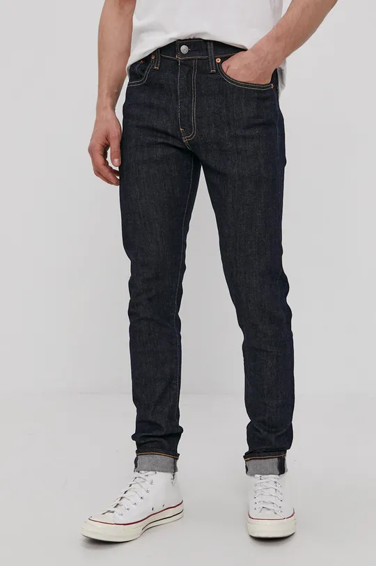 granatowy Levi's jeansy Skinny Taper Męski