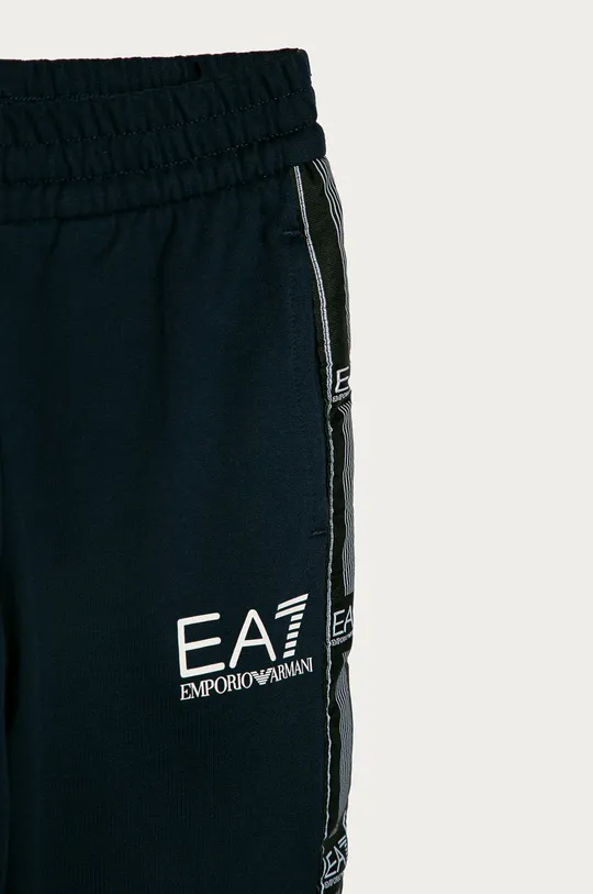 EA7 Emporio Armani - Detské nohavice 104-134 cm tmavomodrá