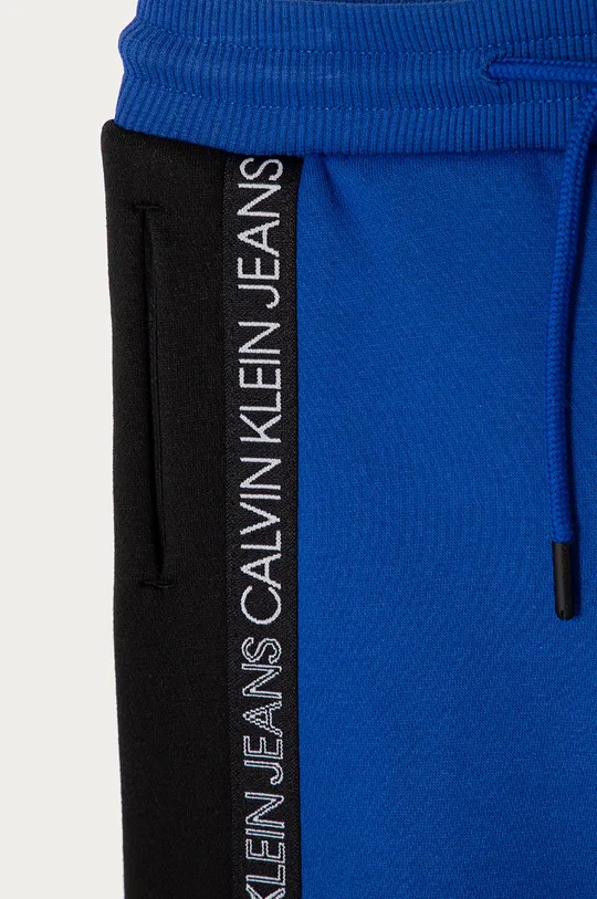 Detské nohavice Calvin Klein Jeans modrá