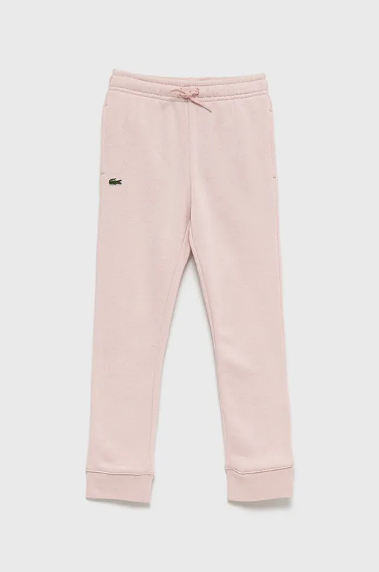 różowy Lacoste spodnie dziecięce XJ9476 Chłopięcy