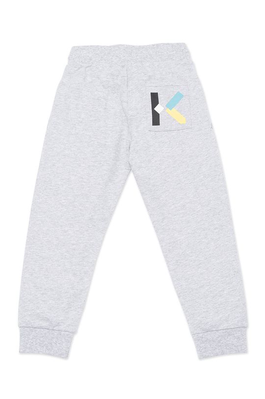 Kenzo Kids Pantaloni copii gri deschis