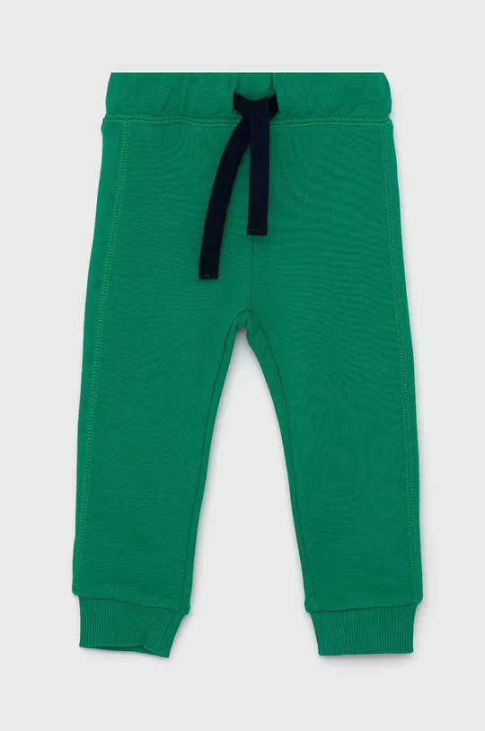 zielony United Colors of Benetton Spodnie dziecięce Chłopięcy