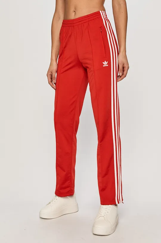 czerwony adidas Originals - Spodnie GN2820 Damski