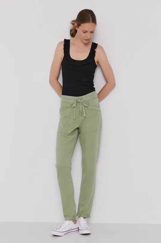 Pepe Jeans Spodnie Dash zielony