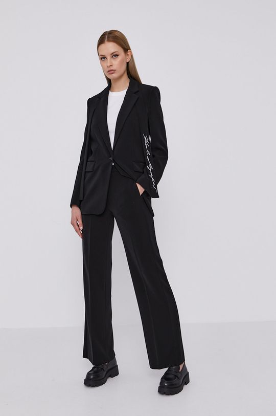 negru Karl Lagerfeld Pantaloni De femei