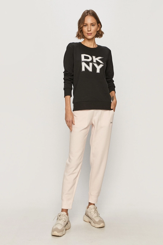 Dkny - Spodnie DP0P2408 różowy