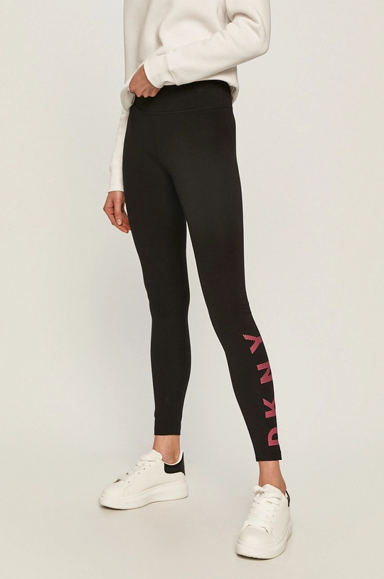 czarny Dkny - Legginsy DP0P1965 Damski