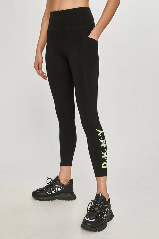 czarny Dkny - Legginsy DP0P2524 Damski