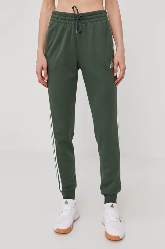 zielony adidas Spodnie GM8734