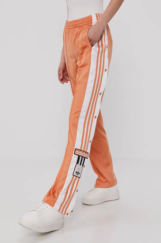 oranžová Nohavice adidas Originals GN2963 Dámsky
