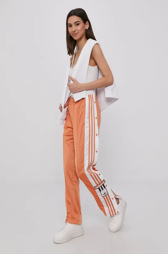 adidas Originals Spodnie GN2963 pomarańczowy