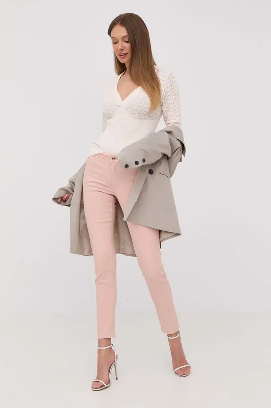 Morgan τζιν παντελόνι Petra ροζ
