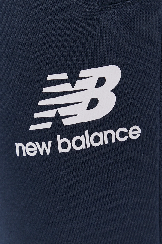 granatowy New Balance Spodnie WP03530ECL