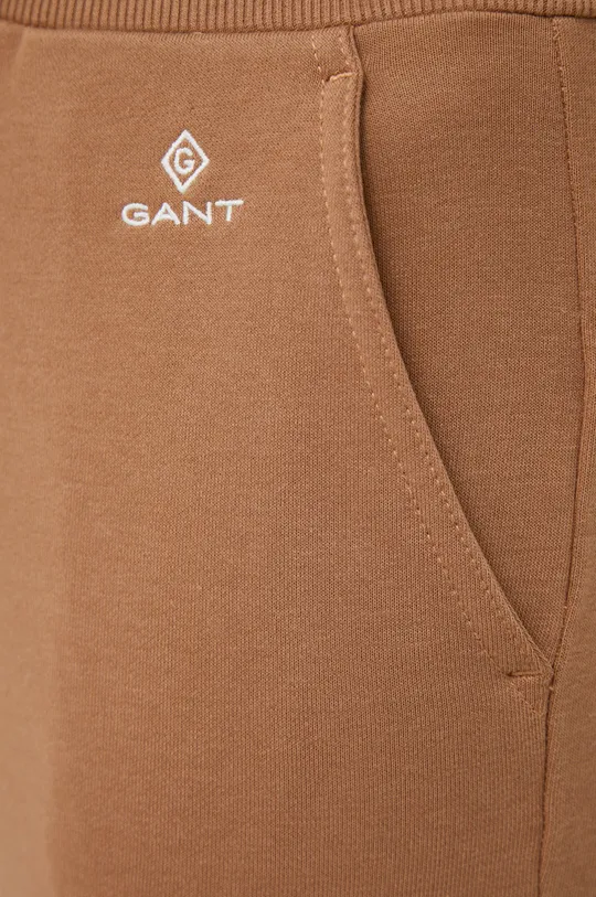 beżowy Gant spodnie dresowe