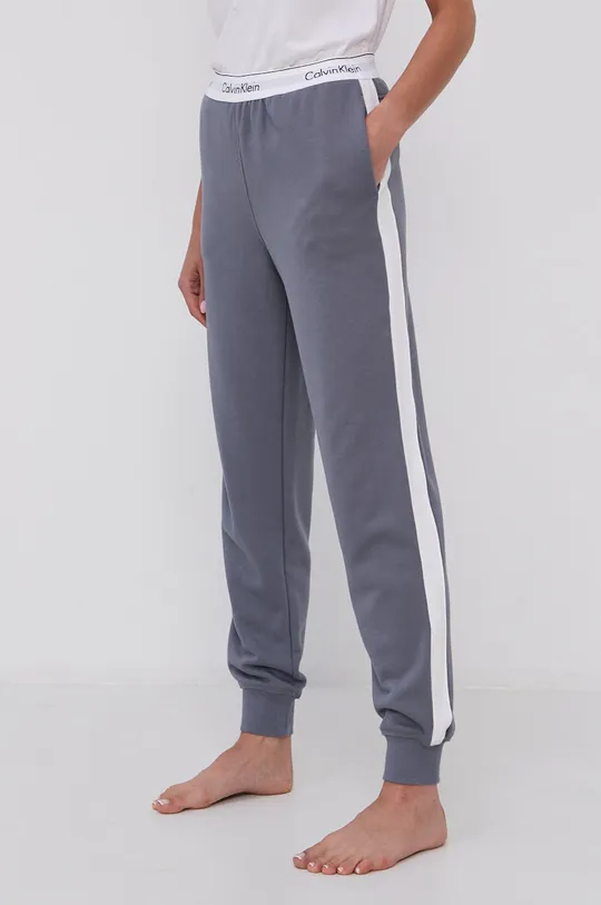 szary Calvin Klein Jeans Spodnie piżamowe 000QS6259E.4891 Damski