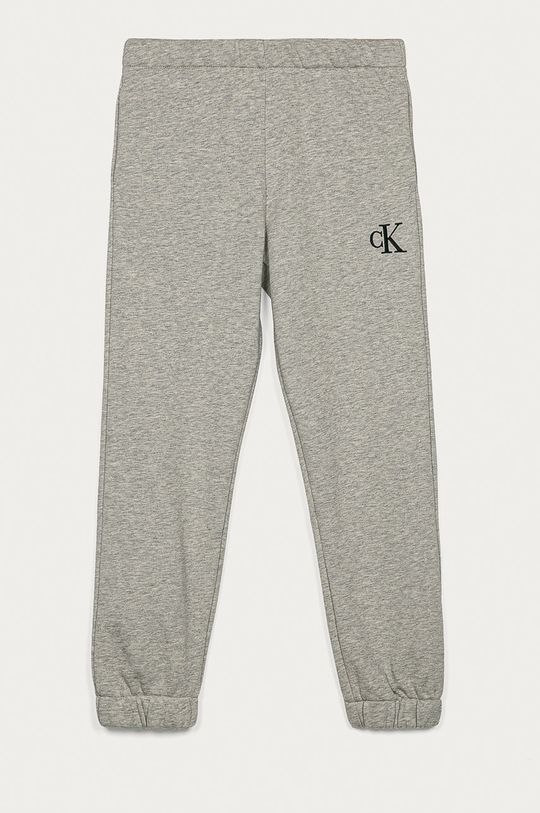 jasny szary Calvin Klein Jeans - Spodnie dziecięce 104-176 cm Dziewczęcy